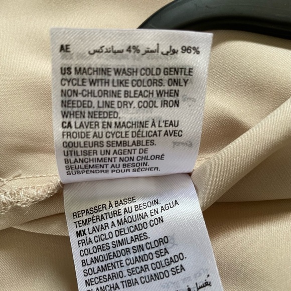 And Now This Front Twist Ling Sleeve Front Buttons Mini Shirt Dress Size: Medium - Picture 7 of 14